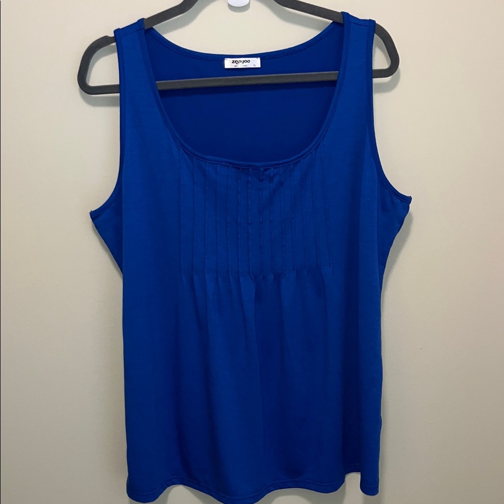 NWOT Zeagoo Royal Blue Tank Top